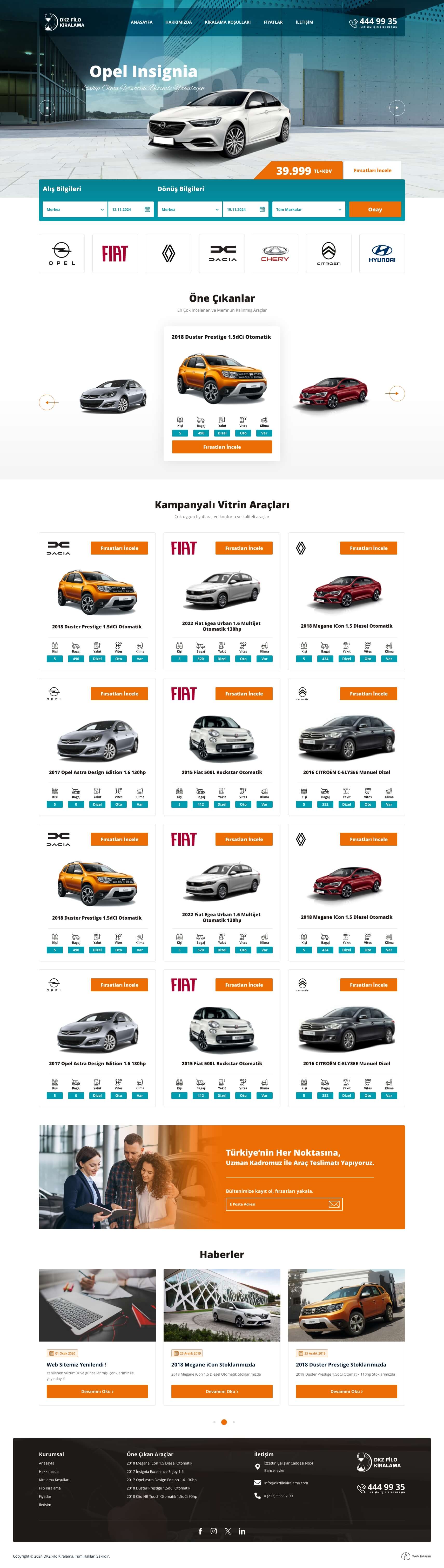 DKZ Filo Kiralama Anasayfa