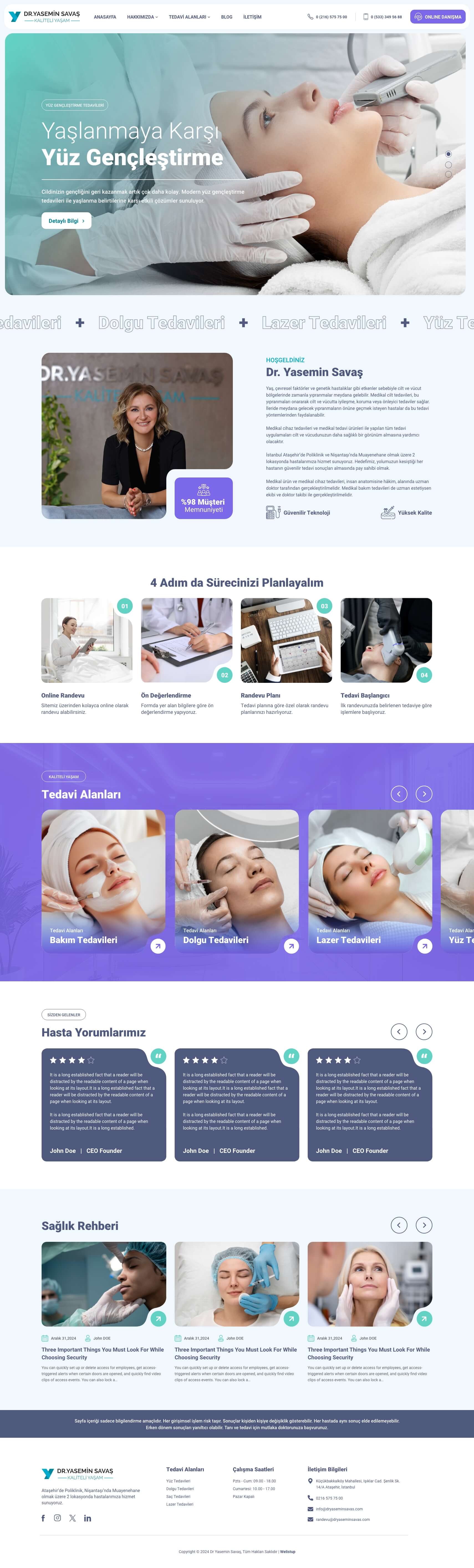 DR Yasemin Savaş Anasayfa