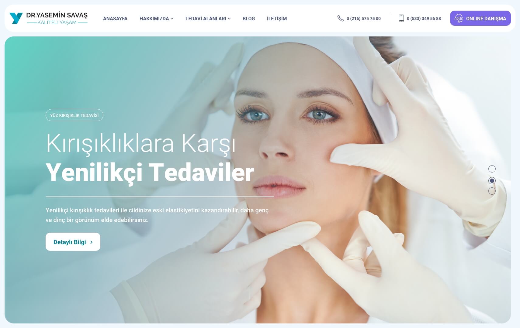 DR Yasemin Savaş Slider