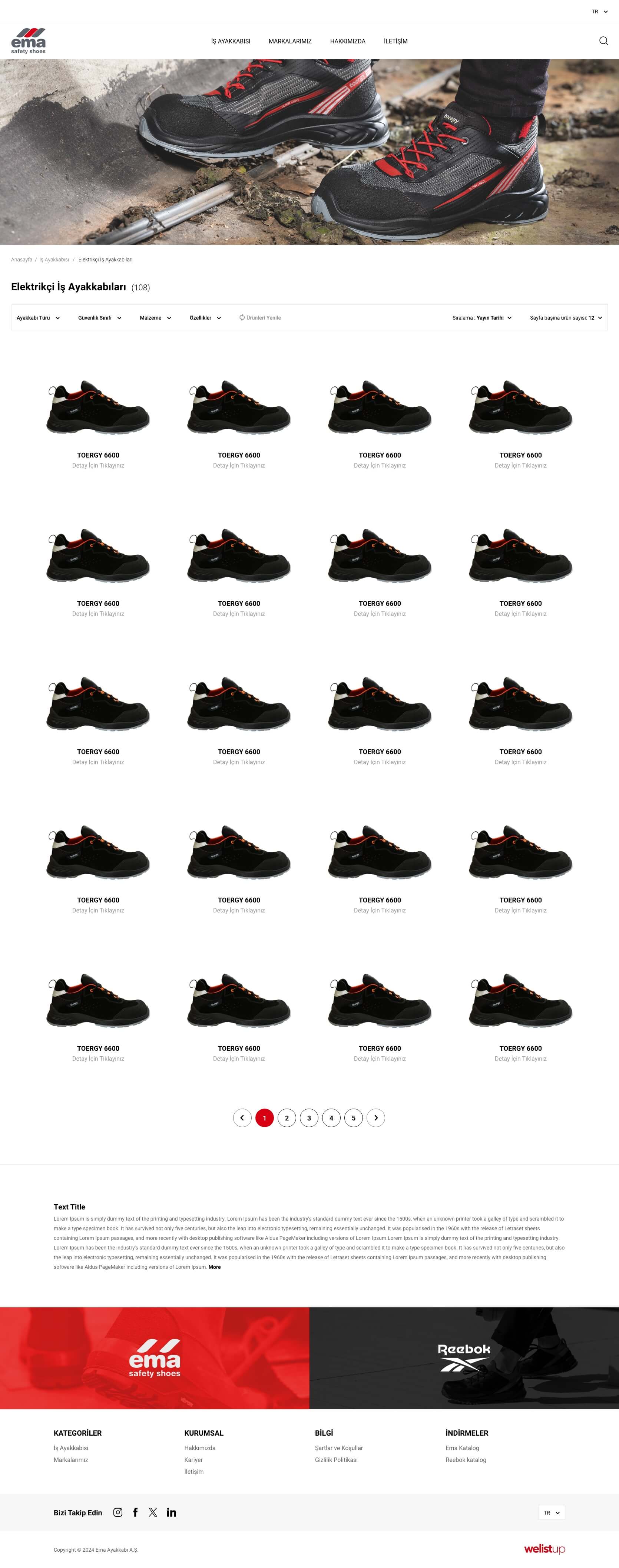 Ema Ayakkabı Ürün Liste